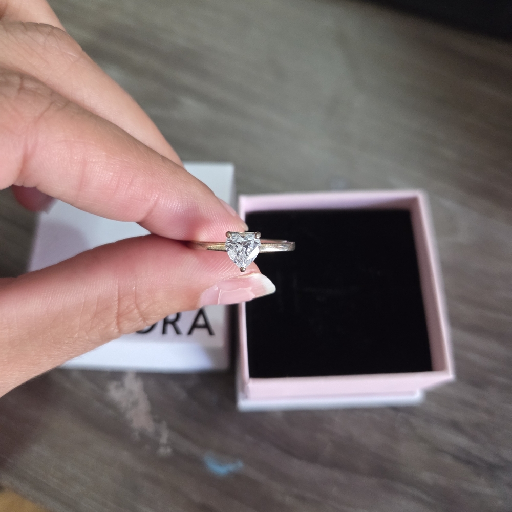 Pandora Silver Heart Ring